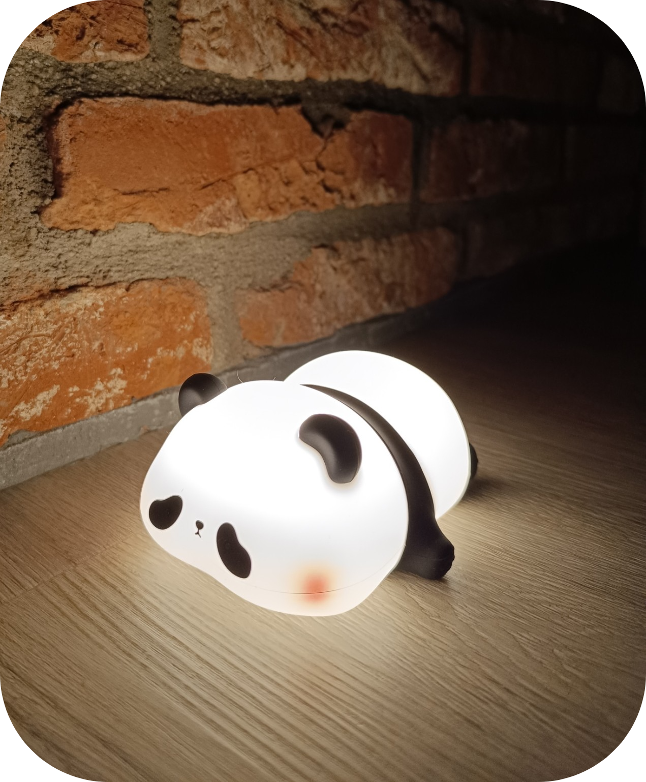 LED Panda - įkraunamas šviečiantis žaislas vaikams  , naktinė lemputė